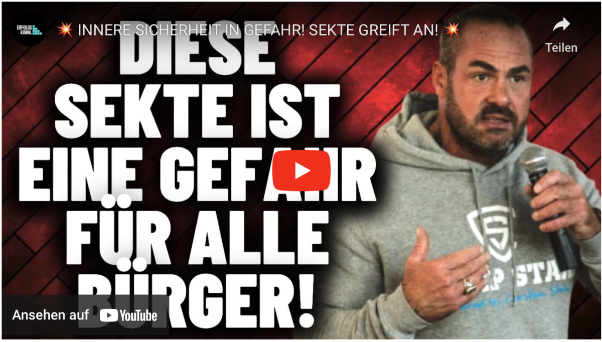 Klimaaktivisten: INNERE SICHERHEIT IN GEFAHR! SEKTE GREIFT AN!