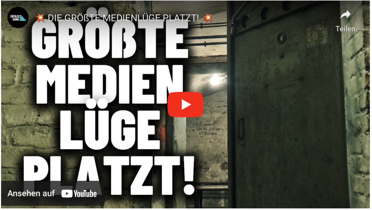 DIE GRÖßTE MEDIENLÜGE PLATZT!