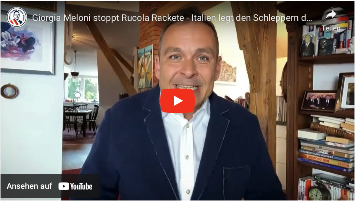 Giorgia Meloni stoppt Rucola Rackete – Italien legt den Schleppern das Handwerk!
