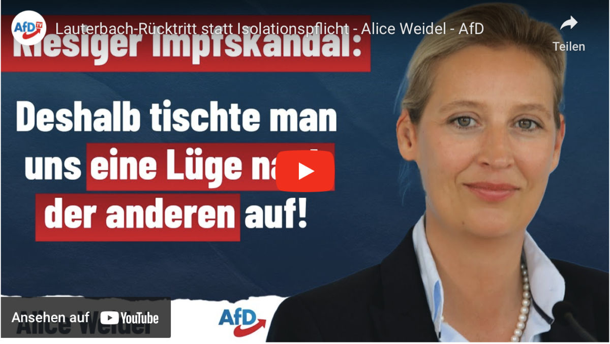 Die Impflüge: Lauterbach-Rücktritt statt Isolationspflicht!
