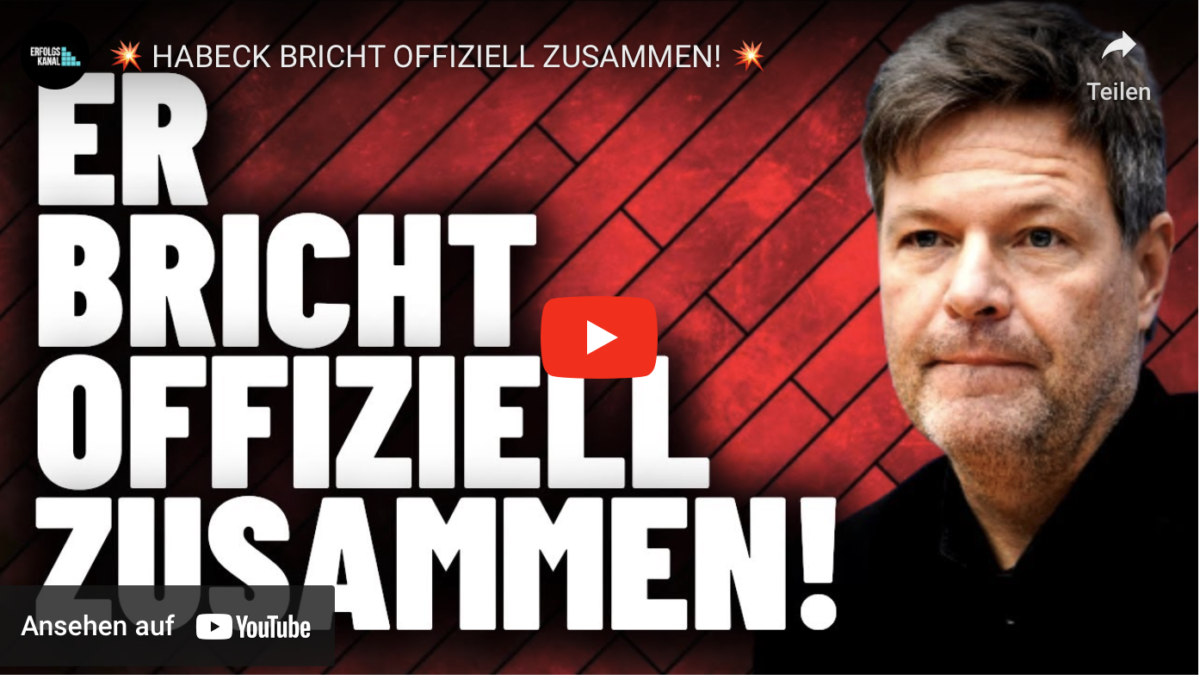 HABECK BRICHT OFFIZIELL ZUSAMMEN!