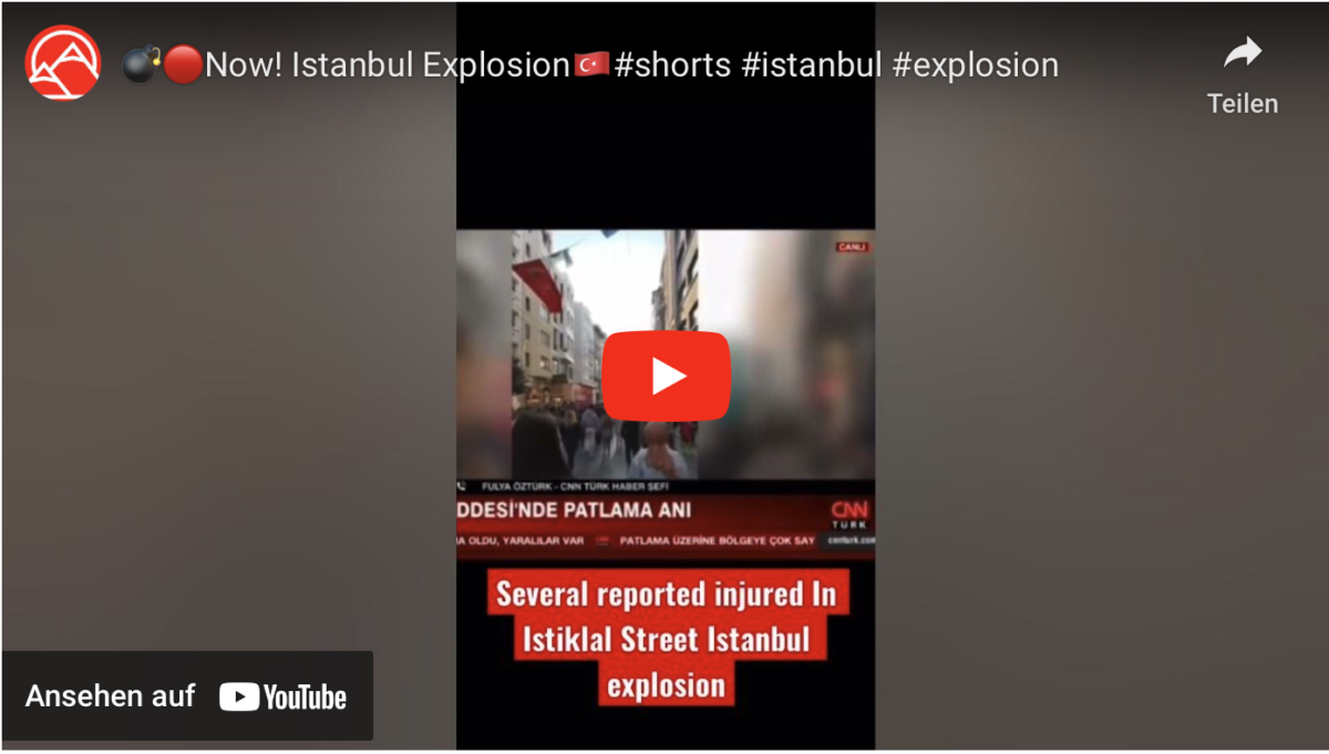 Terroranschlag in Istanbul? Tote und Verletzte nach Explosion in der Innenstadt!