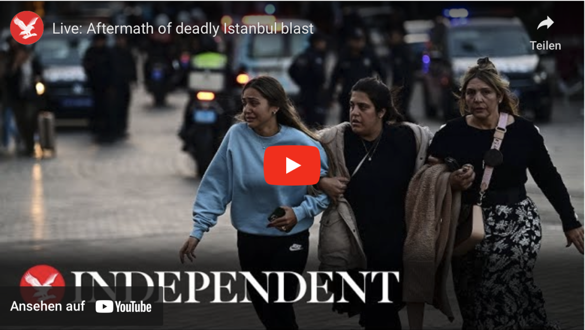 Live: Die Folgen der tödlichen Explosion in Istanbul!