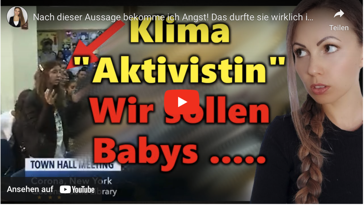 Nach dieser Aussage bekomme ich Angst! Das durfte sie wirklich im öffentlichen Fernsehen sagen!