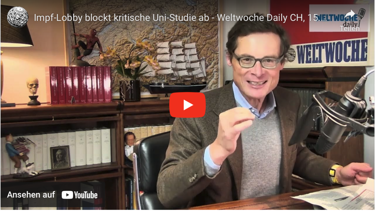 Impf-Lobby blockt kritische Uni-Studie ab – Weltwoche Daily