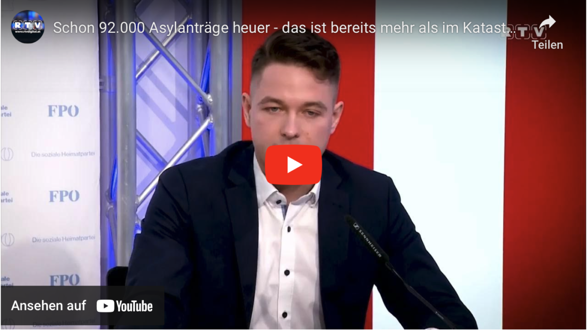 Schon 92.000 Asylanträge heuer – das ist bereits mehr als im Katastrophenjahr 2015!
