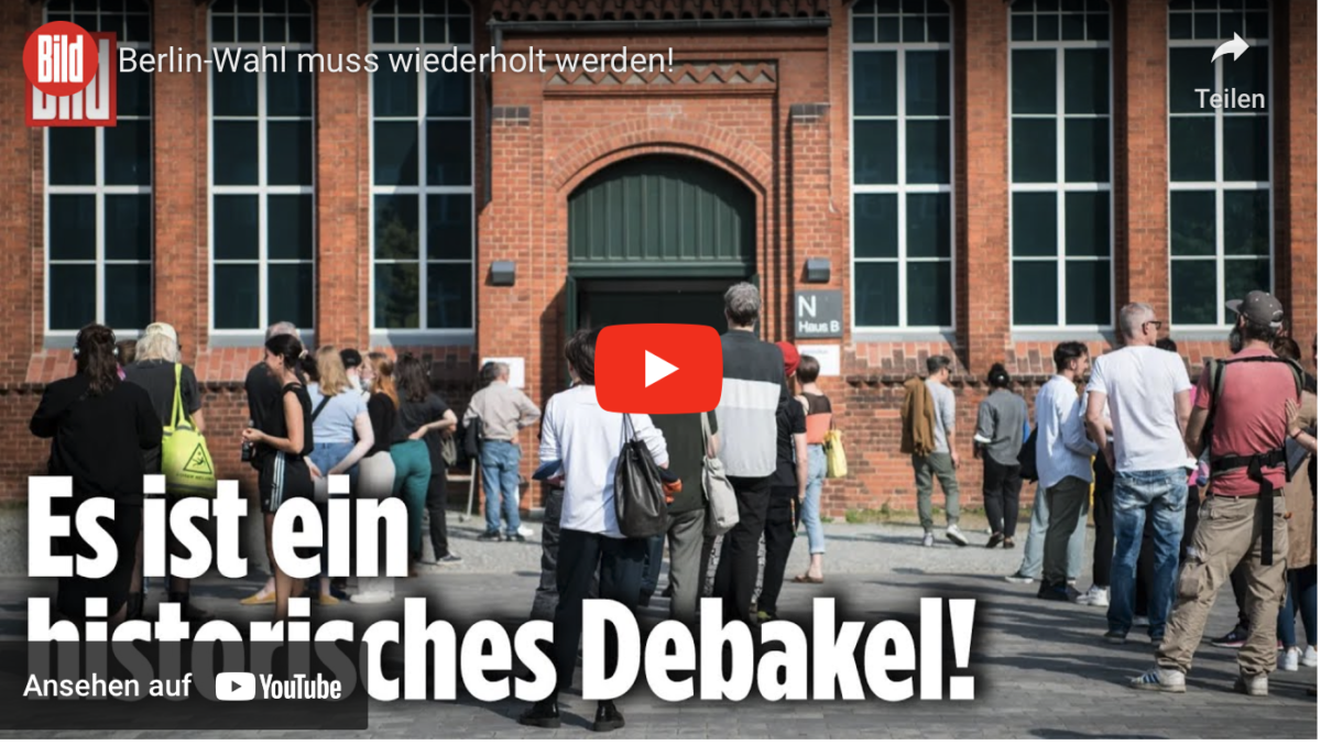 Wahl-Betrug aufgedeckt? Berlin-Wahl muss wiederholt werden!