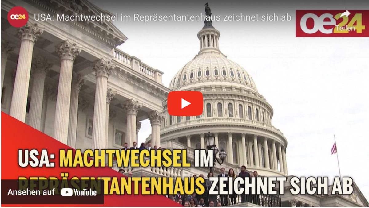 USA: Machtwechsel im Repräsentantenhaus zeichnet sich ab!