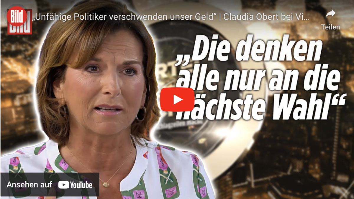 „Unfähige Politiker verschwenden unser Geld“ !