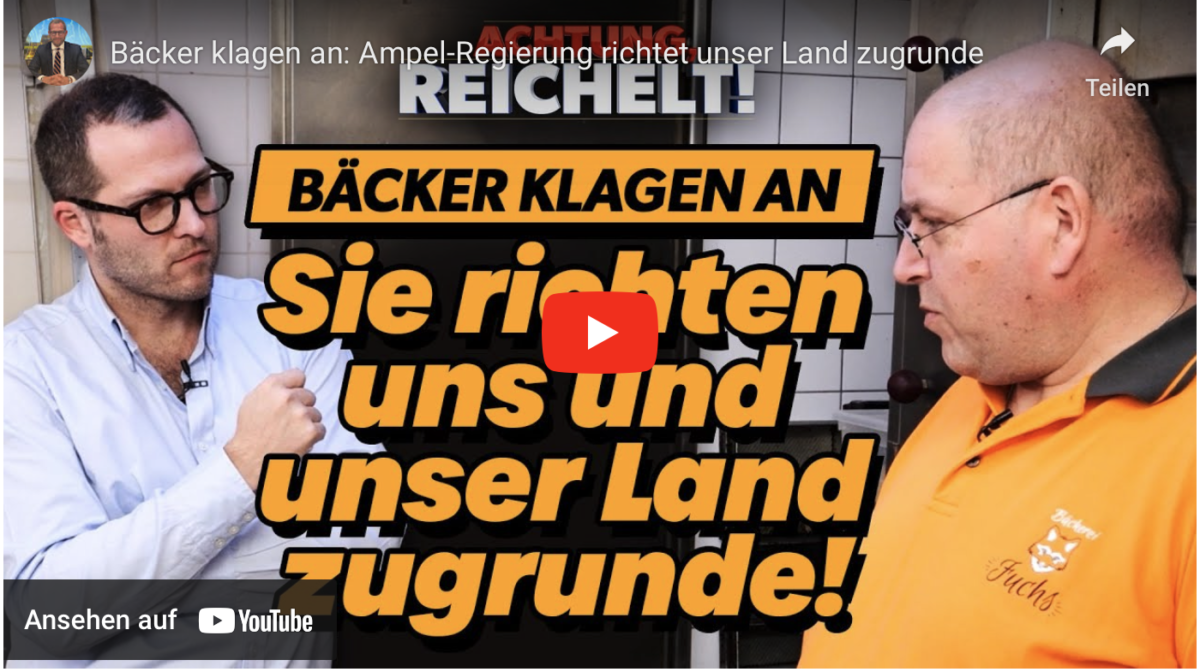 Bäcker klagen an: Ampel-Regierung richtet unser Land zugrunde