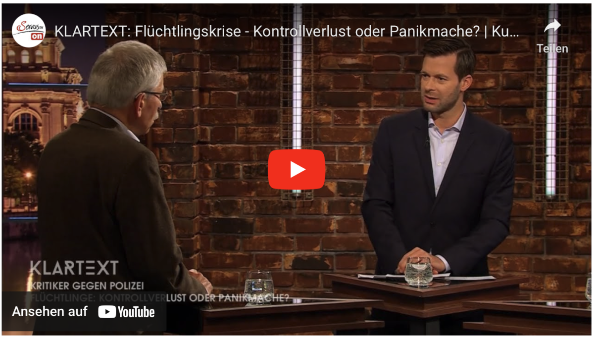 KLARTEXT: Flüchtlingskrise – Kontrollverlust oder Panikmache?