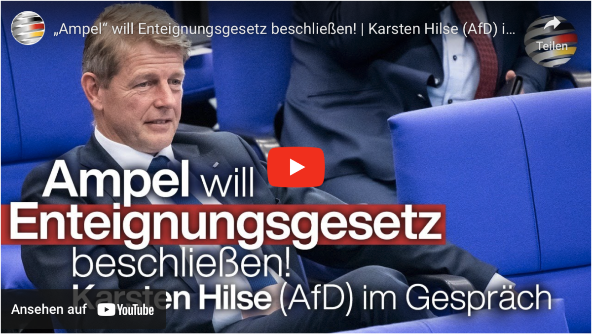 „Ampel“ will Enteignungsgesetz beschließen!