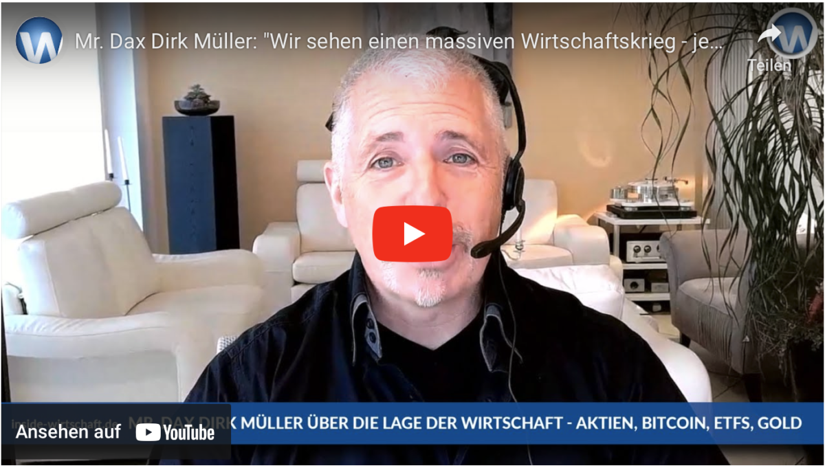 Mr. Dax Dirk Müller: „Wir sehen einen massiven Wirtschaftskrieg – jetzt Operation Dagobert“