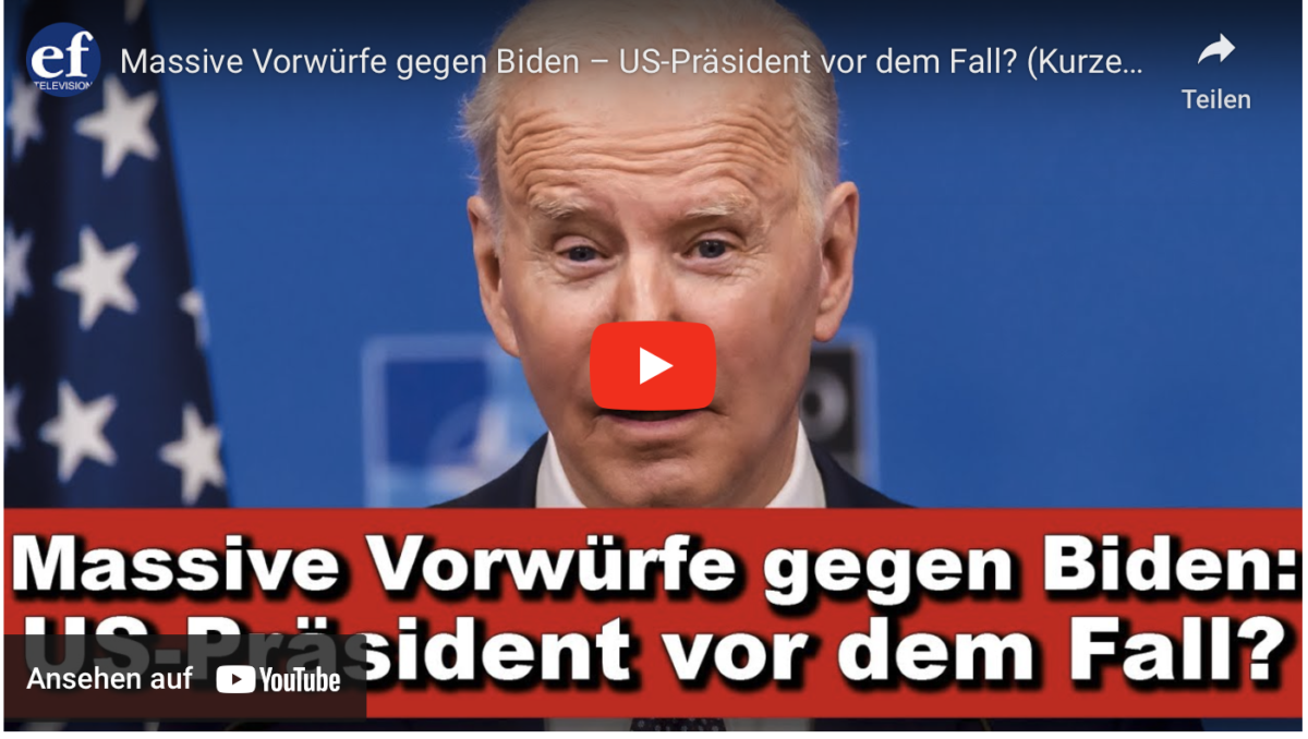 Massive Vorwürfe gegen Biden – US-Präsident vor dem Fall?