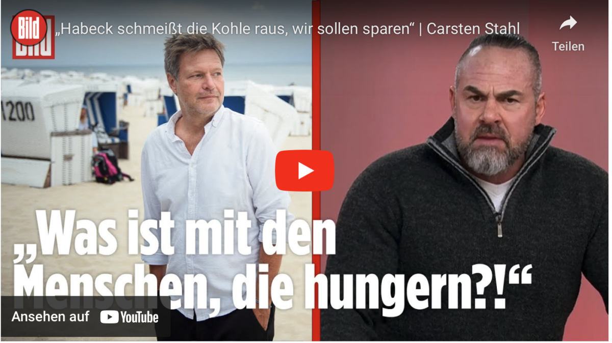 400.000 Euro für Fotograf? „Habeck schmeißt die Kohle raus, wir sollen sparen“ !