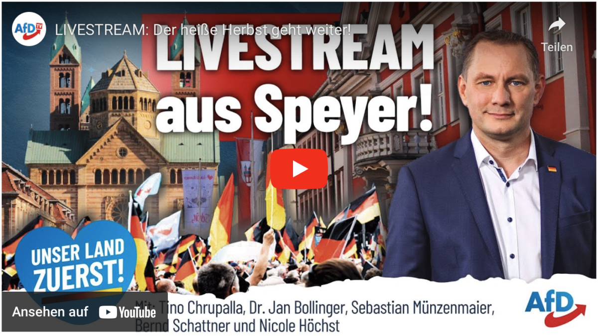 LIVESTREAM: Der heiße Herbst geht weiter!