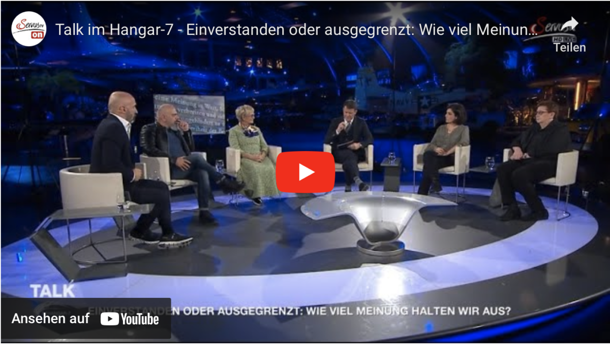 Talk im Hangar-7 – Einverstanden oder ausgegrenzt: Wie viel Meinung halten wir aus?