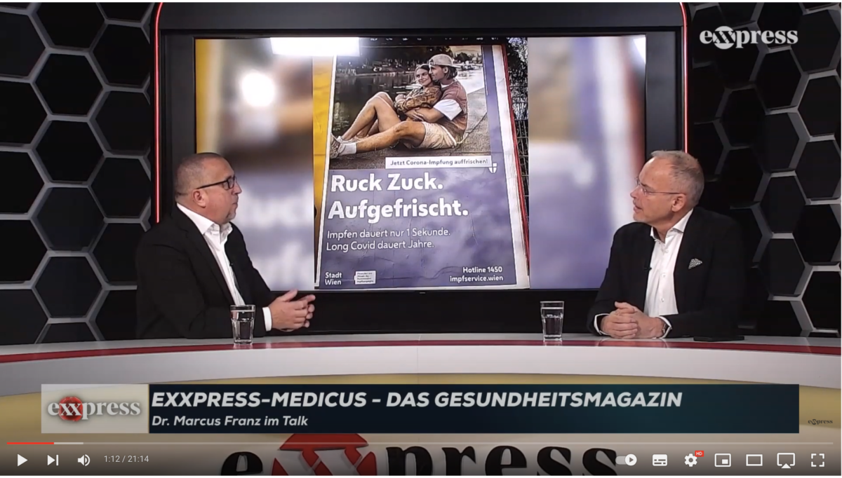 TV-Medicus: Plakat der Stadt Wien verbreitet falsche Infos über die Covid-Impfung