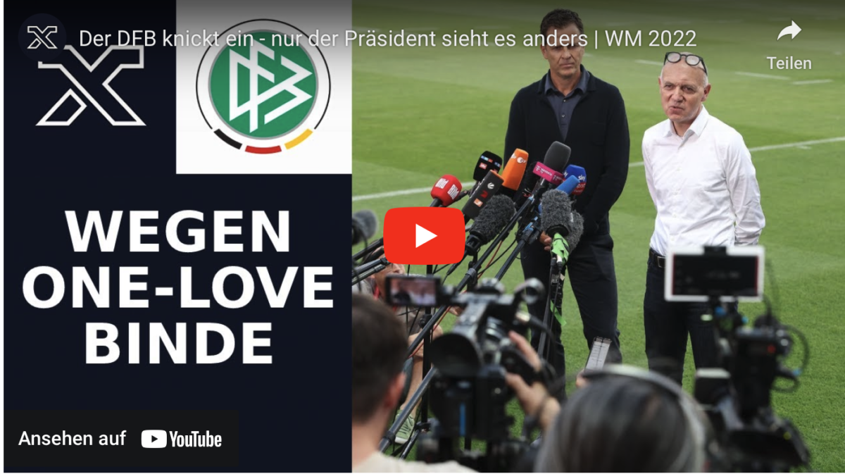 Der DFB knickt wegen Armbinde ein – nur der Präsident sieht es anders – WM 2022