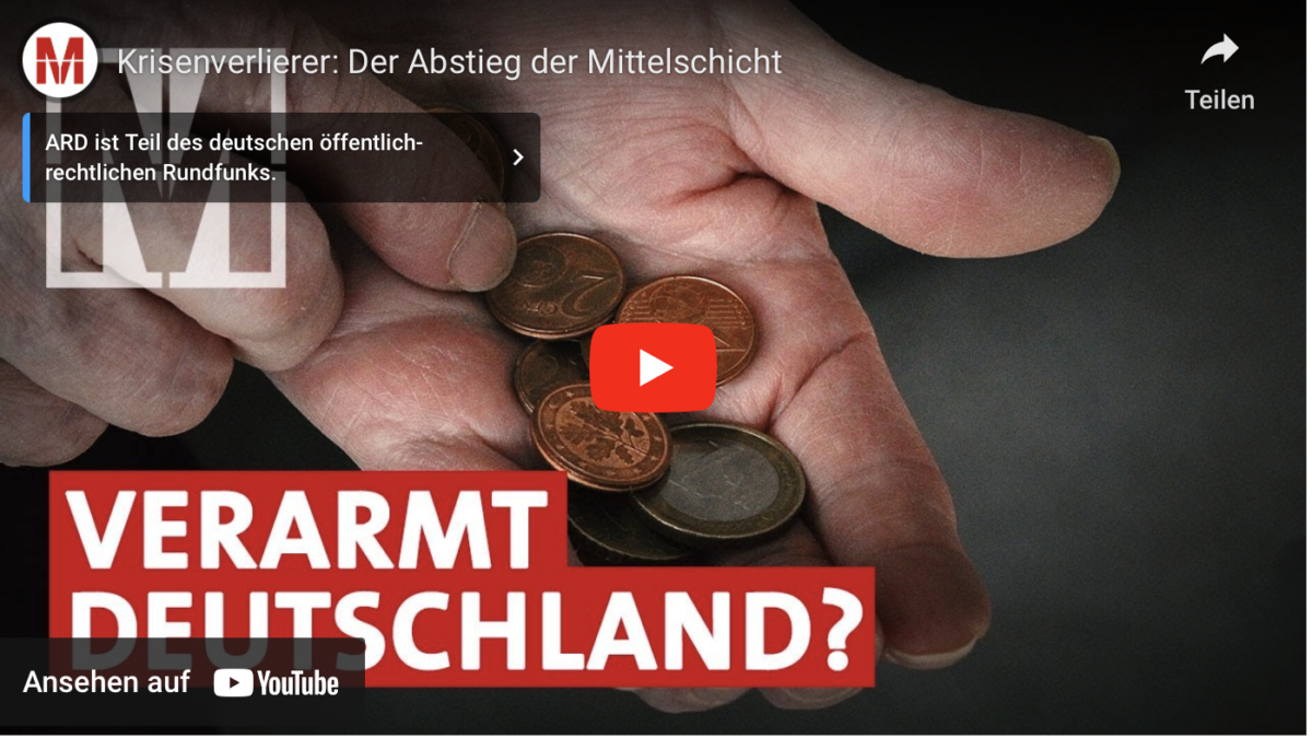 Krisenverlierer: Der Abstieg der Mittelschicht!