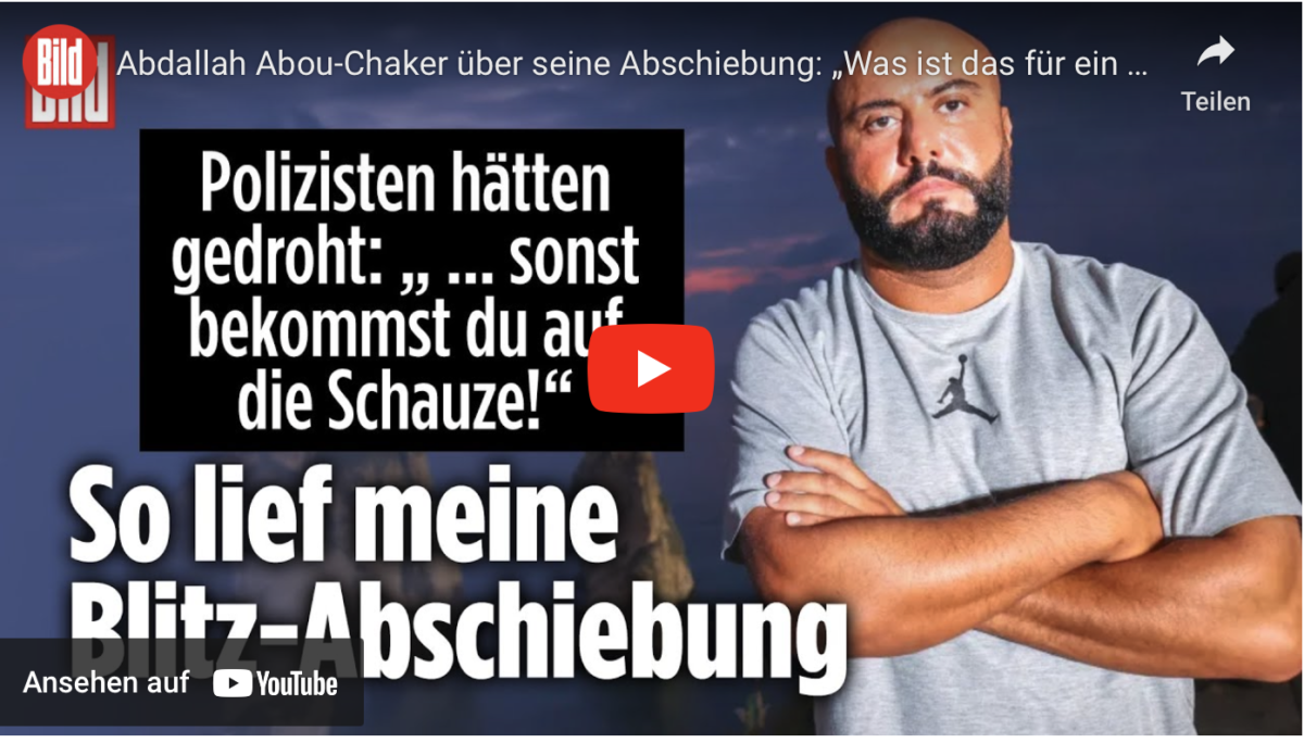 Abdallah Abou-Chaker über seine Abschiebung: „Was ist das für ein Film?“