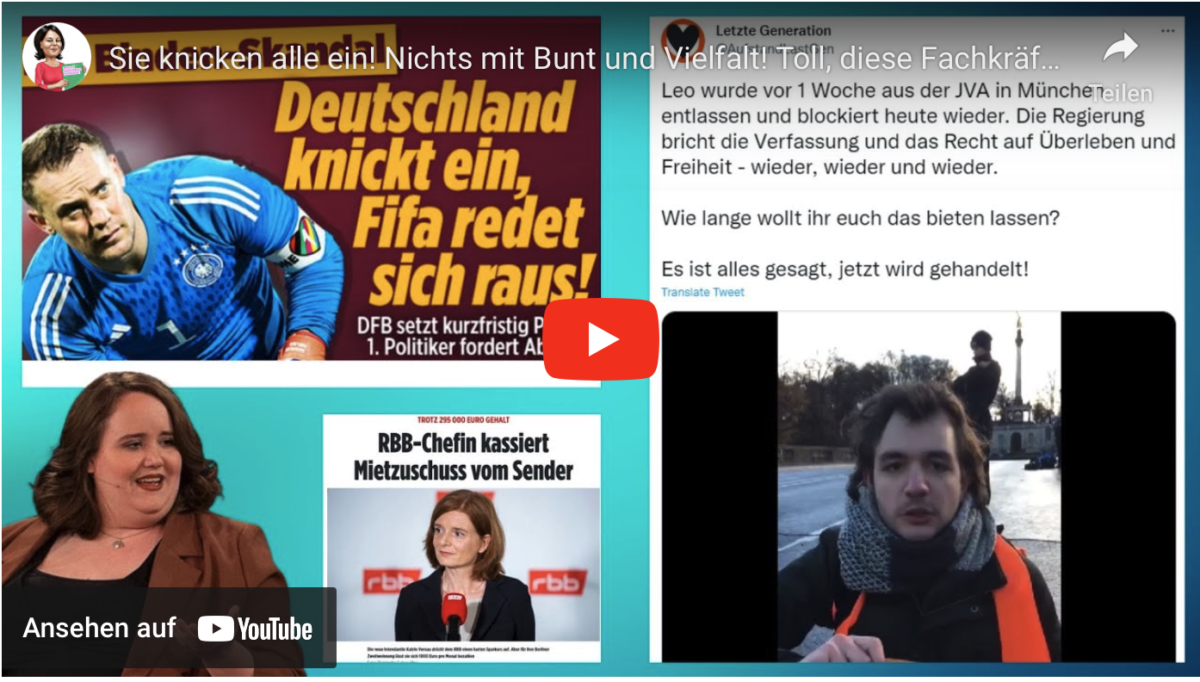 Sie knicken alle ein! Nichts mit Bunt und Vielfalt! Toll, diese Fachkräfte für Straßenblockaden!