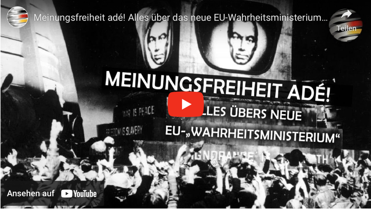 Meinungsfreiheit adé! Alles über das neue EU-Wahrheitsministerium!