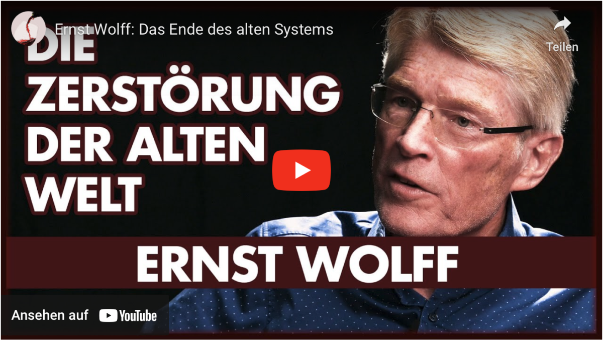 Ernst Wolff: Das Ende des alten Systems!