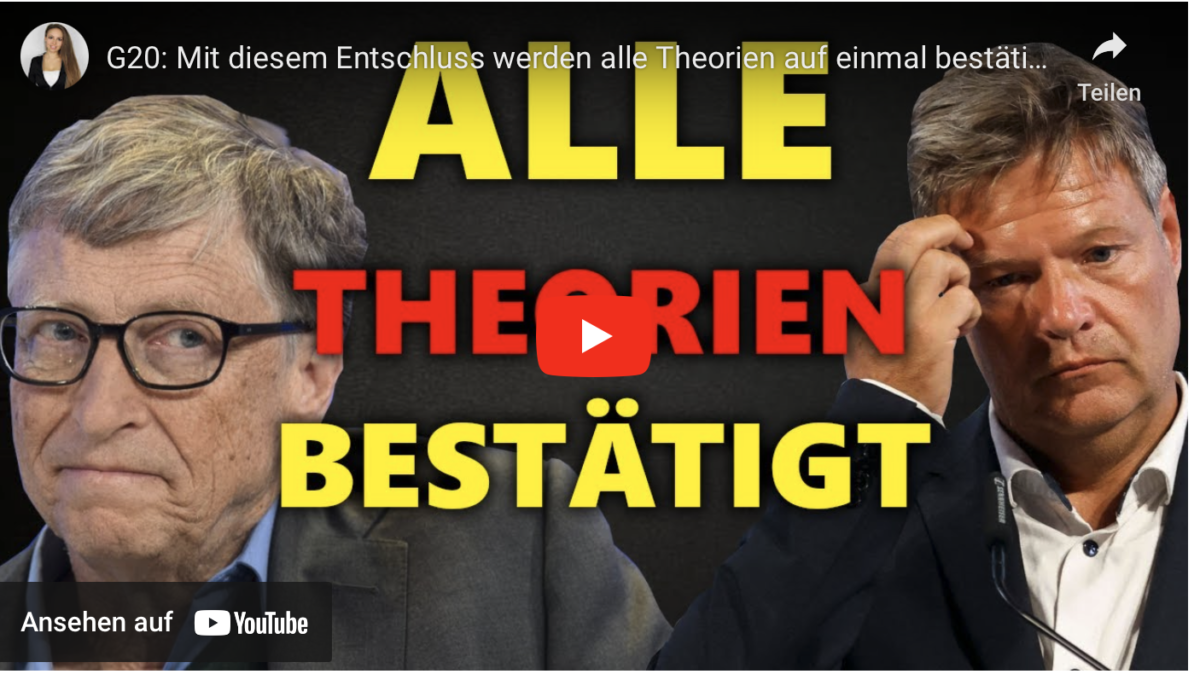 G20: Mit diesem Entschluss werden alle Theorien auf einmal bestätigt!