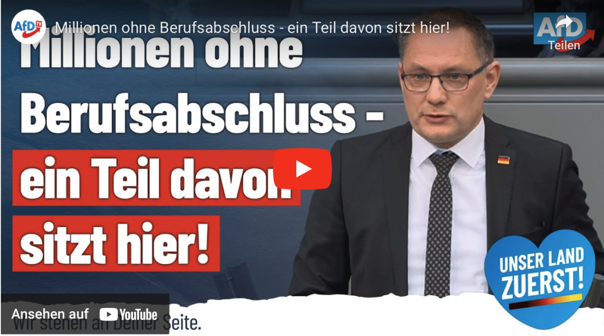 Millionen ohne Berufsabschluss – ein Teil davon sitzt hier!