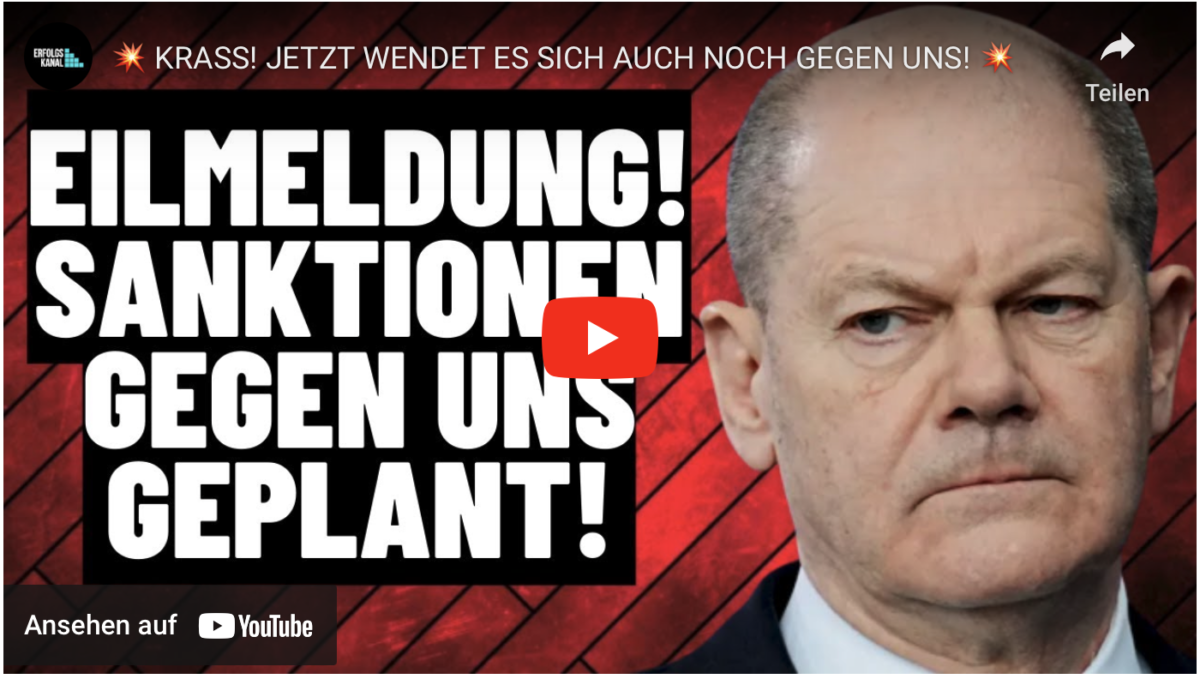 Eilmeldung: Sanktionen gegen uns geplant!