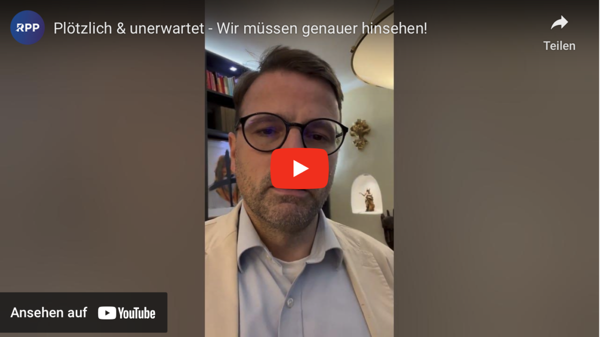 Plötzlich & unerwartet – Wir müssen genauer hinsehen!
