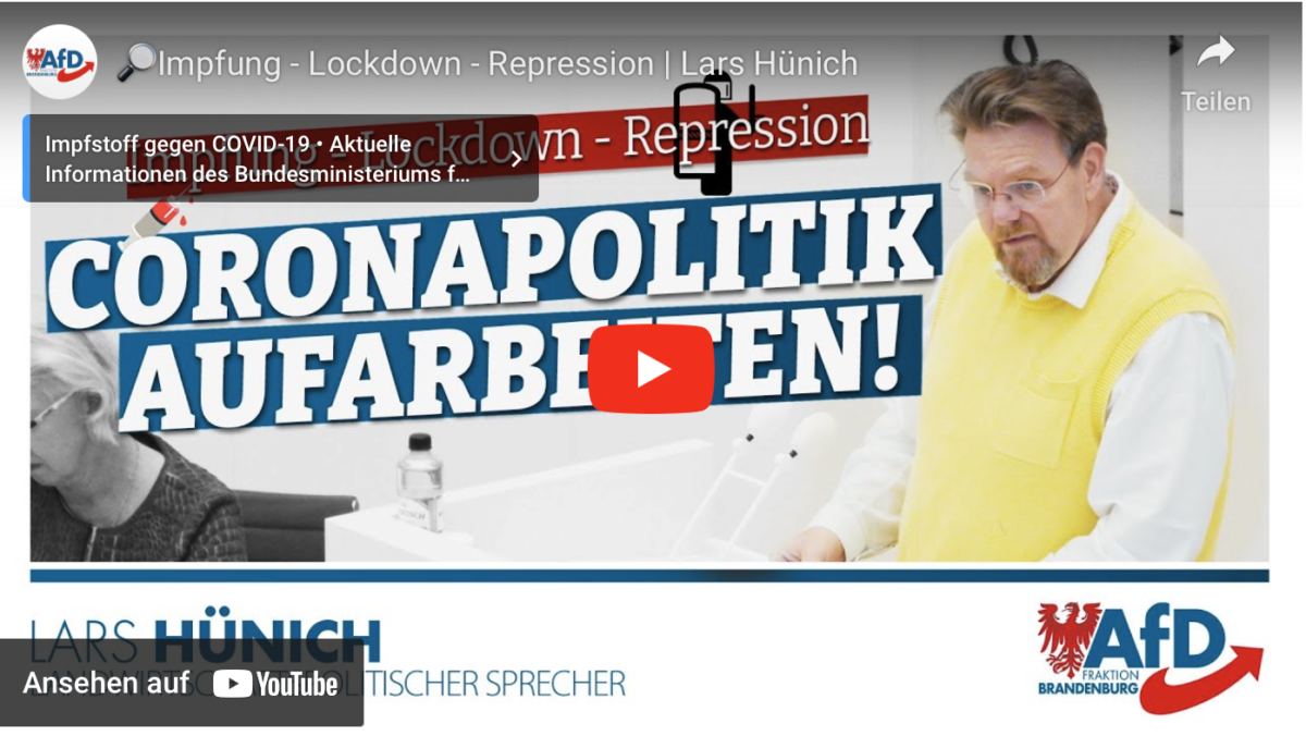 Impfung – Lockdown – Repression!