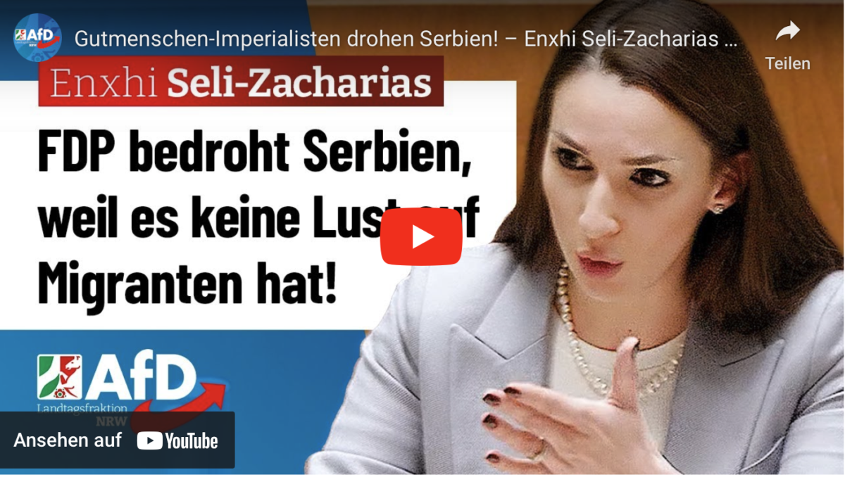 FDP Gutmenschen-Imperialisten drohen Serbien!