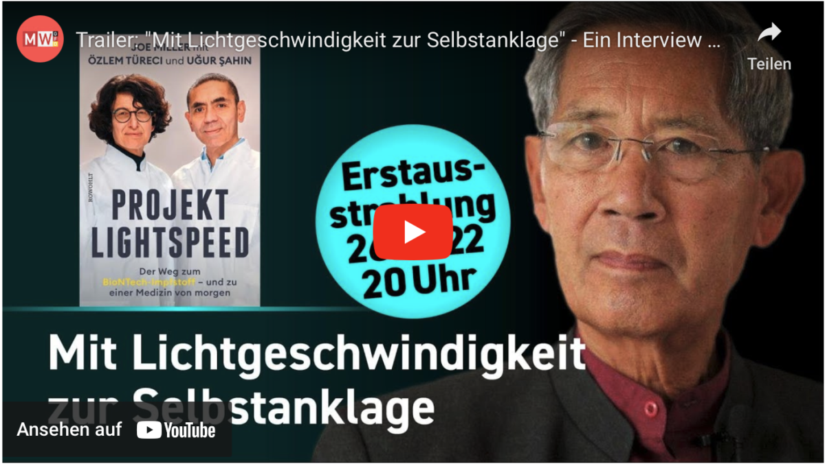 Trailer: „Mit Lichtgeschwindigkeit zur Selbstanklage“ – Ein Interview mit Prof. Bhakdi!