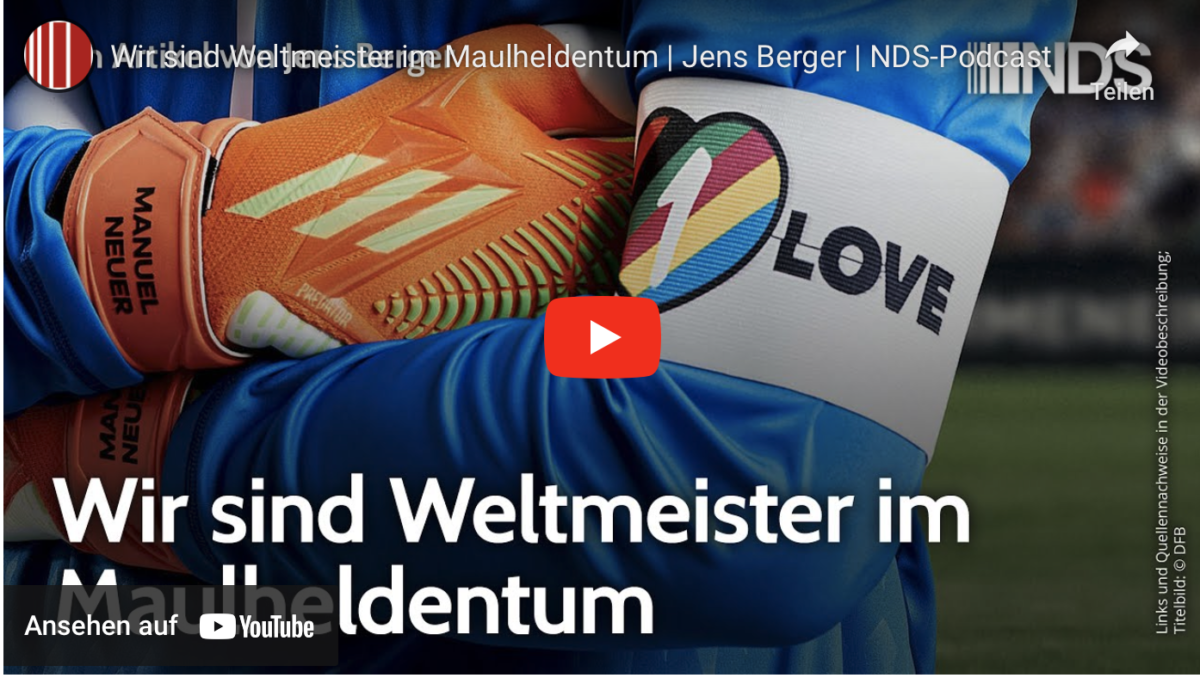 Wir sind Weltmeister im Maulheldentum!