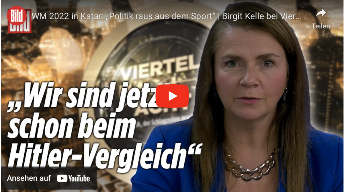 WM 2022 in Katar: „Politik raus aus dem Sport“!