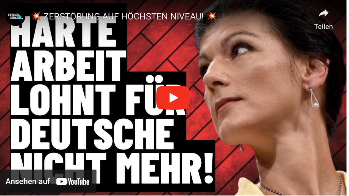 Harte Arbeit Lohnt Sich Für Deutsche Nicht Mehr!