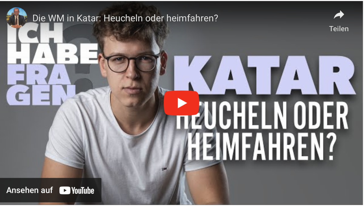 Die WM in Katar: Heucheln oder heimfahren?