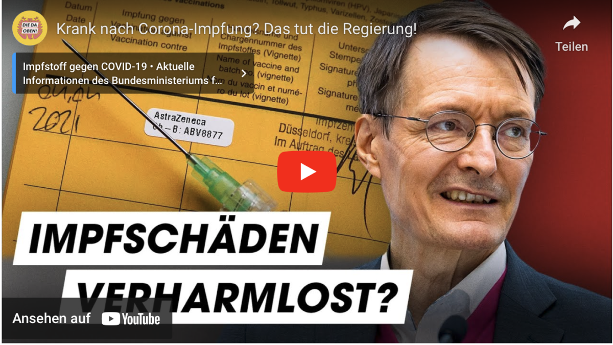 Krank nach Corona-Impfung? Das tut die Regierung!