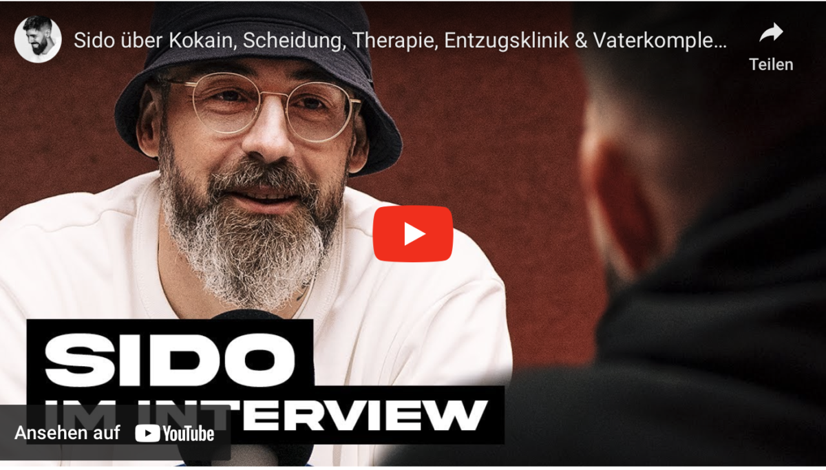 Sido über Kokain, Scheidung, Therapie, Entzugsklinik & Vaterkomplexe – Interview mit Aria Nejati!