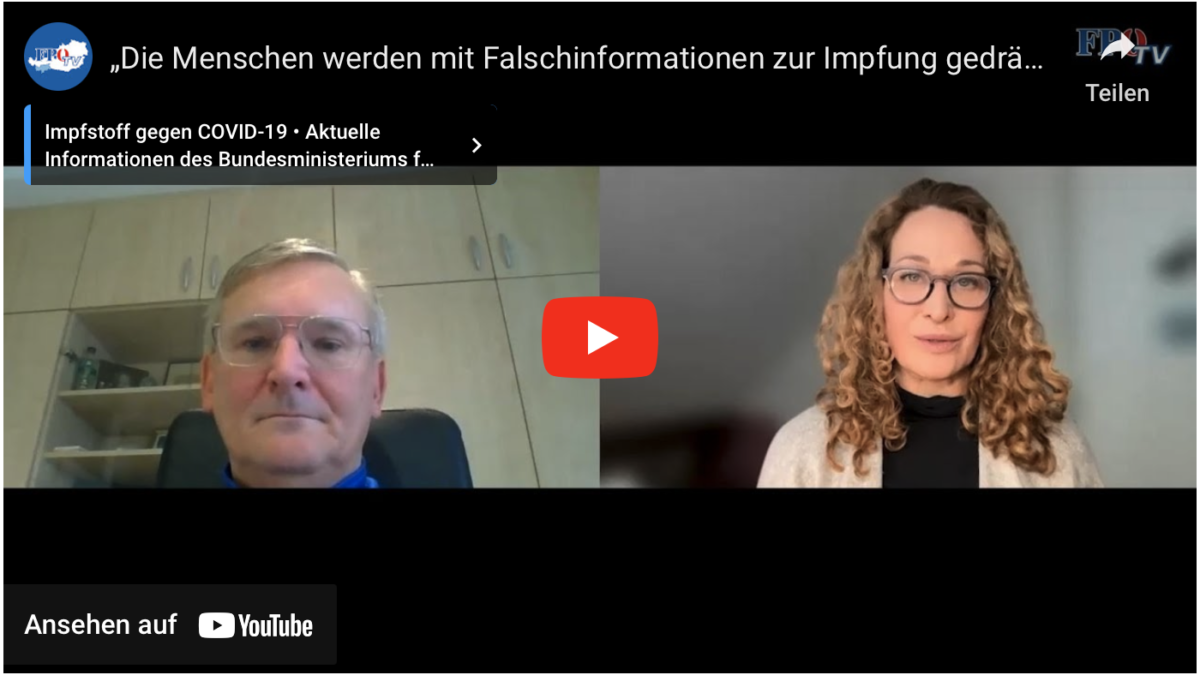 #ihrhabtallemitgemacht :„Die Menschen werden mit Falschinformationen zur COVID19-Impfung gedrängt!“ Nur 5,5 Prozent der Covidtoden waren ungeimpft!