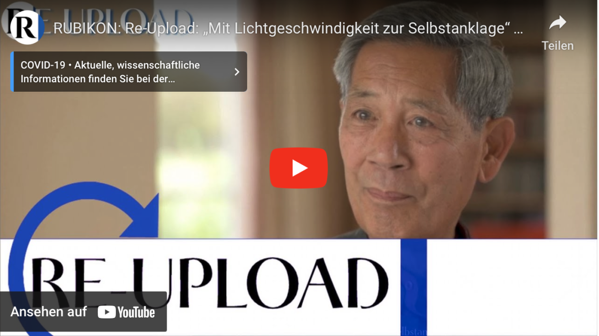 RUBIKON: Re-Upload: „Mit Lichtgeschwindigkeit zur Selbstanklage“ (Sucharit Bhakdi)!