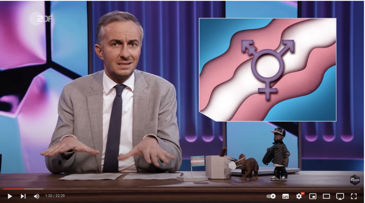 Unglaublich was Böhmermannvon sich gibt! AfD ist schuld am Tod von Trans Mann Malte!