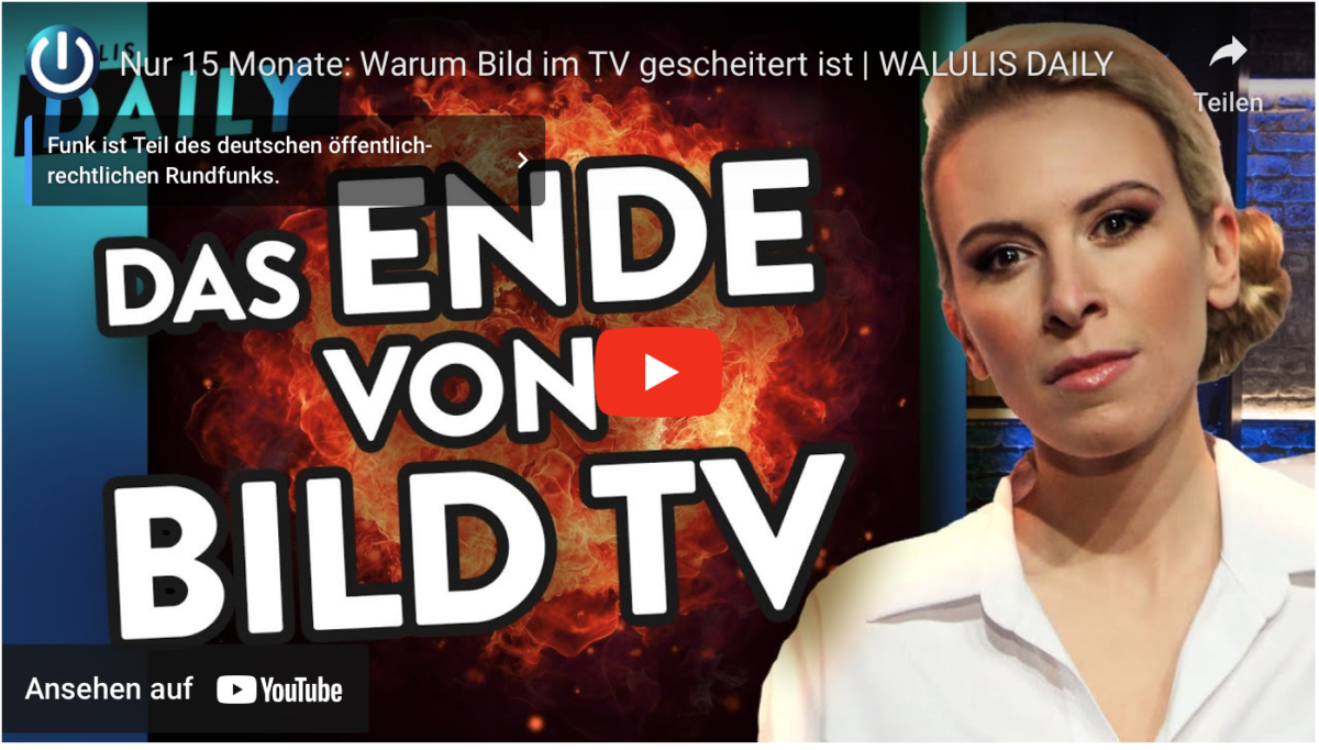 Nur 15 Monate: Warum Bild im TV gescheitert ist!