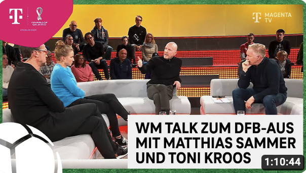 Toni Kroos & Matthias Sammer sprechen Klartext – der WM-Talk zum DFB-Aus!