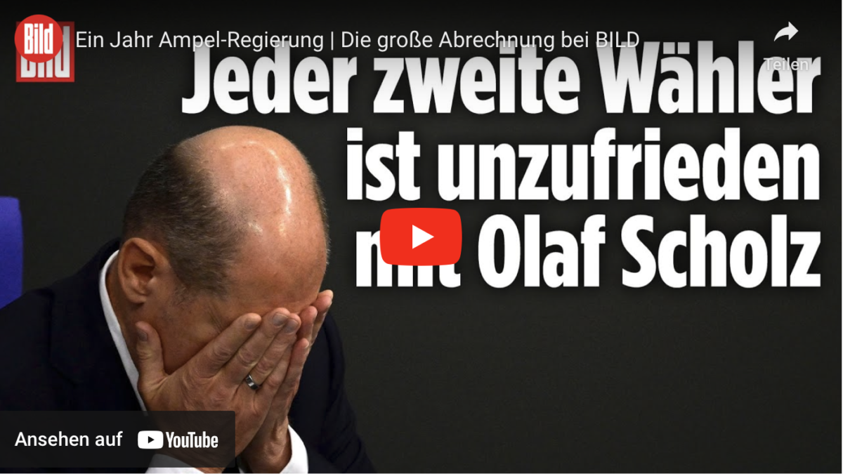 Ein Jahr Ampel-Regierung – Die große Abrechnung!