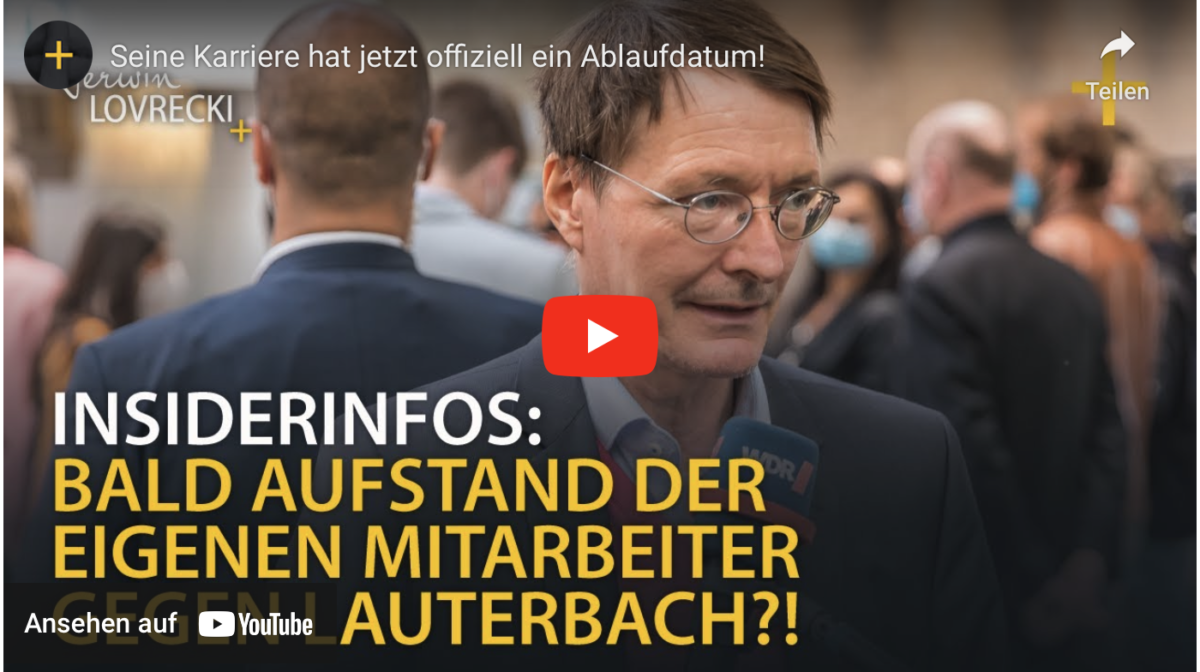 Lauterbach: Seine Karriere hat jetzt offiziell ein Ablaufdatum!