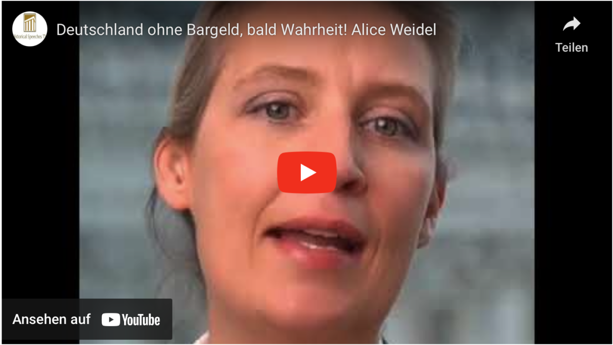 Deutschland ohne Bargeld, bald Wahrheit!