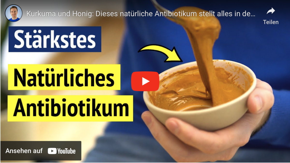 Kurkuma und Honig: Dieses natürliche Antibiotikum stellt alles in den Schatten